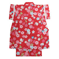 アンドウ HELLO KITTY子供甚平 さくらんぼレッド 110cm 1713199-0002 1着（直送品）