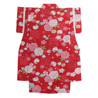 アンドウ HELLO KITTY子供甚平 さくらレッド 90cm 1713199-0000 1着（直送品）