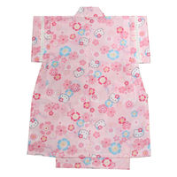 アンドウ HELLO KITTY子供甚平 なでしこライトピンク 120cm 1713199-0003 1着（直送品）