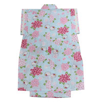 アンドウ HELLO KITTY子供甚平 あじさいサックス 110cm 1713199-0002 1着（直送品）