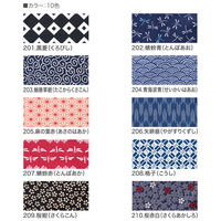 村上被服 和柄鯉口シャツ M 格子 5700 1セット(2着入)（直送品）