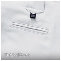 村上被服 江戸前超ロング 76 グレー 3508 1セット(2着入)（直送品）