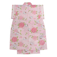 アンドウ HELLO KITTY子供甚平 あじさいライトピンク 100cm 1713199-0001 1着（直送品）