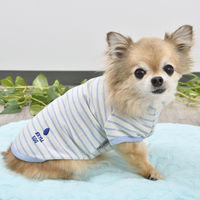 Jekyll Egg（ジキルエッグ）ボーダーTシャツ M ブルー 1個 犬用 アルクロース