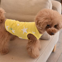 Jekyll Egg（ジキルエッグ）星柄タンク M イエロー 1個 犬用 アルクロース