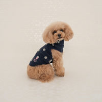 Jekyll Egg（ジキルエッグ）ドット柄タンク S ネイビー 1個 犬用 アルクロース