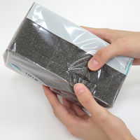 キッチンスポンジ 毎日とりかえスポンジ 水切れタイプ コシが強い 硬め 使い捨て グレー 1パック（30個入）東和産業