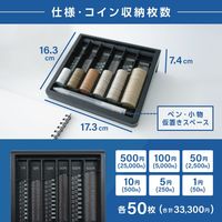 カール事務器 コインカウンター CX-004-K 1個 現金管理