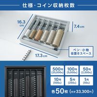 カール事務器 コインカウンター CX-004-D 1個