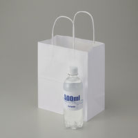 シモジマ 25チャームバッグ 21-12 晒白無地 003266000 1束(50枚)