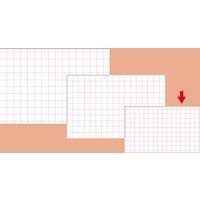 ササガワ ショーカード 小 アミ目入 無字 17-5108 1冊(50枚)