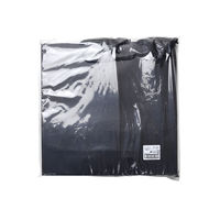 ササガワ 手提げ袋 マット黒 M 50-6521 1枚