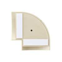 エレコム 配線カバー モール 接続ユニット 曲ガリ 設置用テープ付 床用モール ベージュ LD-GAM57MA 1個