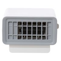 YAMAZEN セラミックヒーター 手元あったかヒーター 温風・送風運転切替 風向き調整可能 DMF-D021(W) 1個