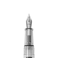 日本出版販売 FO1 万年筆 シルバースケルトン FO641034 1セット(5本)（直送品）