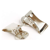 日本紐釦貿易 ミール皿付クリップ 皿20mm ゴールド 2個 A24-56G 1袋2個入(5袋、10個入)（直送品）