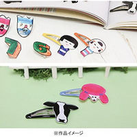 日本紐釦貿易 台付パッチン止め 10色×各5本セット 4cm A5-20MIX 1袋(10色×各5本)