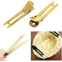 日本紐釦貿易 ダブルピン 5本入り 全長4.8cm ニッケル A5-31-S 1袋5本入(5袋、合計25本（直送品）