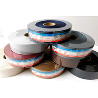 日本紐釦貿易 薄手アミーテープ 30mm 10m巻 エンジ AMT30-7 1巻10m（直送品）