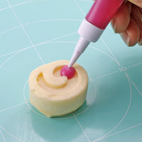 パジコ ねんど用具 デコクリームソース[チョコ] 日本製 PDC404051 1セット(5個)