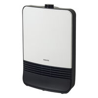 YAMAZEN セラミックヒーター 1200W 2段階切替 ホワイト HF-J126(W) 1個