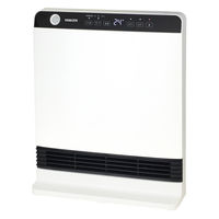 YAMAZEN 大風量 セラミックヒーター 人感・温度 Wセンサー 1200W 3段階切替 DSF-VU121(W) 1個