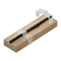 平安伸銅工業 LABRICO(ラブリコ) シェルフレール レール取り付けサポート  DXT-55　1セット(2個入)（直送品）