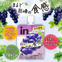 inゼリー（インゼリー）  フルーツ食感 巨峰 1セット（1個（180g）×6） 食物繊維 マルチビタミン 栄養機能食品 森永製菓