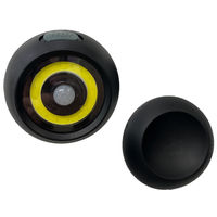 山善 YAMAZEN マグネット式センサーライト LED 分離型 動作センサー搭載 防犯対策 ブラック WKS642 1個