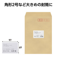 ラベルシール 表示・宛名ラベル レーザープリンタ 8面 四辺余白付 20シート EDT-ECNLL8S20 エレコム 1個（直送品）