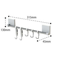 レック キッチンフック&クリップ(強力吸着) K00557 1個