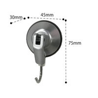 レック キッチンツールフック(ジェル吸盤) K00578 1個