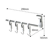 レック 吊り戸棚用キッチンフック&クリップ K00583 1個