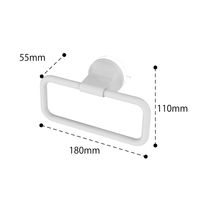 レック タオル掛け(吸盤・粘着) K00563 1個