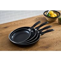 アイリスオーヤマ 軽量フライパンガス火対応30cm ブラック VLG-F30 1個