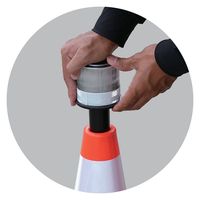 カーボーイ 穴あきコーン 450 ホワイト CHR-450WH 1個（直送品）