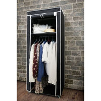 トレードワン シンプルハンガーラックカバー付き BK 30748 1個（直送品）