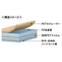 サンワサプライ Surface Pro 9/10/第11世代用液晶保護指紋防止光沢フィルム LCD-SF11KFP 1枚