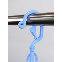 サワフジ シューズハンガー くっつん 2個組 ライトブルー●1セット(2個組 ×5) 4970161012791 1セット(2個組（直送品）