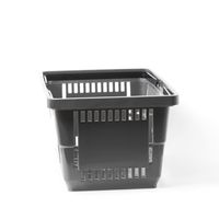 ショッピングバスケット ブラック 1セット（1個×4） LAKOLE/ラコレ