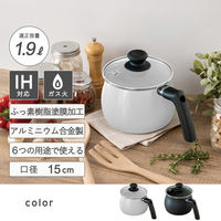 武田コーポレーション IH対応 バラエティポットWH IH-VP15WH 1箱(8個入)（直送品）