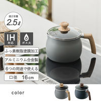 武田コーポレーション IH対応 バラエティポットL NVY YMP-25NVY 1箱(4個入)（直送品）