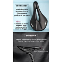 GORIX GX-volare サドル スチールレール ブラック 43554 1個（直送品）