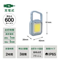 充電式ぴかり MINI LIGHT ダスティブルー 1個 ムサシ 犬用 お散歩