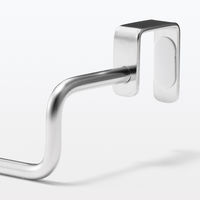 無印良品 ステンレス 扉につける収納 タオルハンガー 小 シンク扉用 約幅20.5×奥行7.5×高さ5.5cm 良品計画