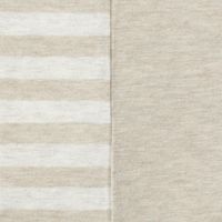 無印良品 綿天竺掛ふとんカバー SD 170×210cm用 杢ベージュボーダー 良品計画