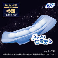 【生理用品】 ナプキン 特に多い夜用 羽つき 42cm ソフィ 超熟睡 おやすみプレミアム極厚420 1セット（1パック（10コ）×3）ユニ・チャーム