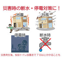 【非常用トイレ】 竹虎 キュッとポン 簡易トイレ111385 1箱（7枚入）