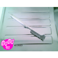 マイパスティ のびのび排水口ブラシ 洗いやすい直角ブラシ 伸縮タイプ ホワイト 1個 オーエ