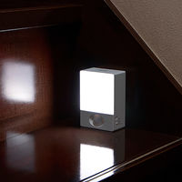 【並行輸入品】ヤザワコーポレーション 乾電池式人感明暗ナイトライトコーナー置き NBSMN72WH 1個